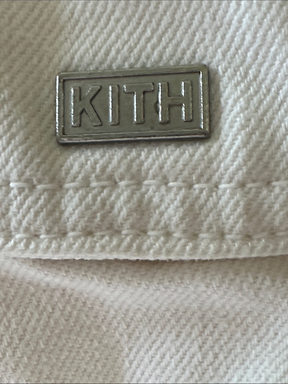 Kith Men's Off White Cargo Pants - Picture 3 of 12